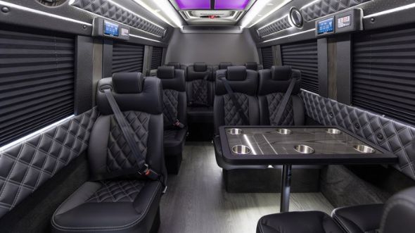 evansville 15 passenger sprinter van interior