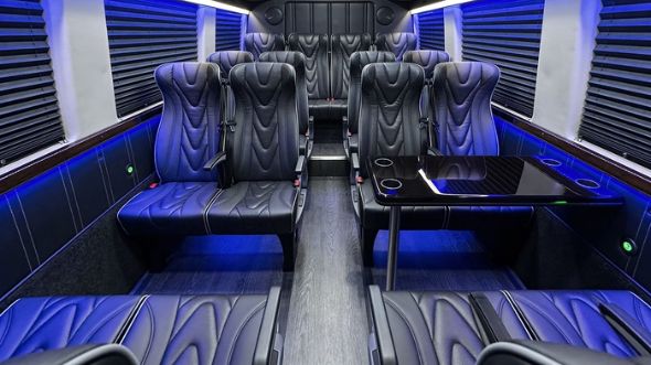 evansville 20 passenger sprinter van interior
