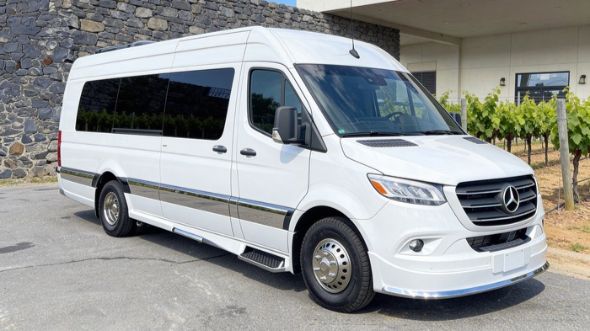 evansville wine tour sprinter van rental